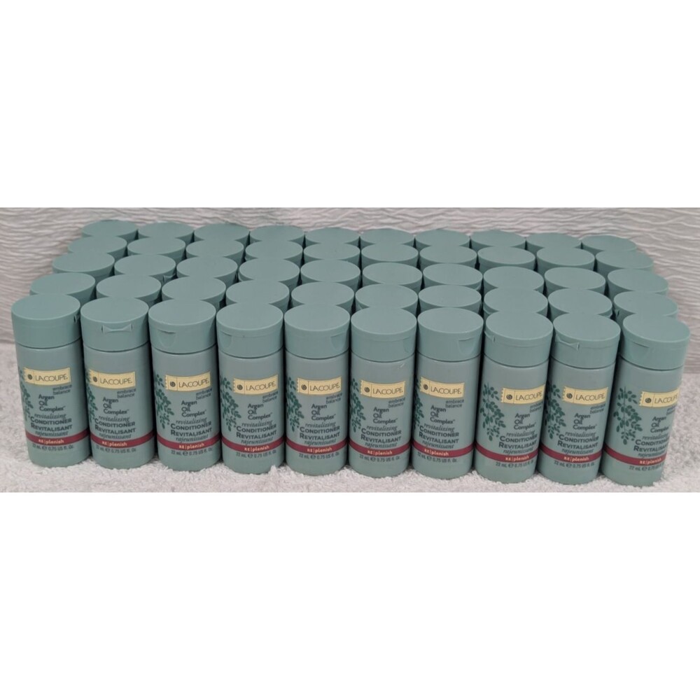 LaCoupe Argan Oil Complex Revitalizing - Conditioner - 22ml travel Size- 50 Pack